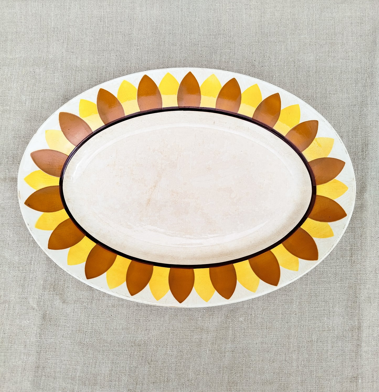 Plat vintage Digoin 🌻