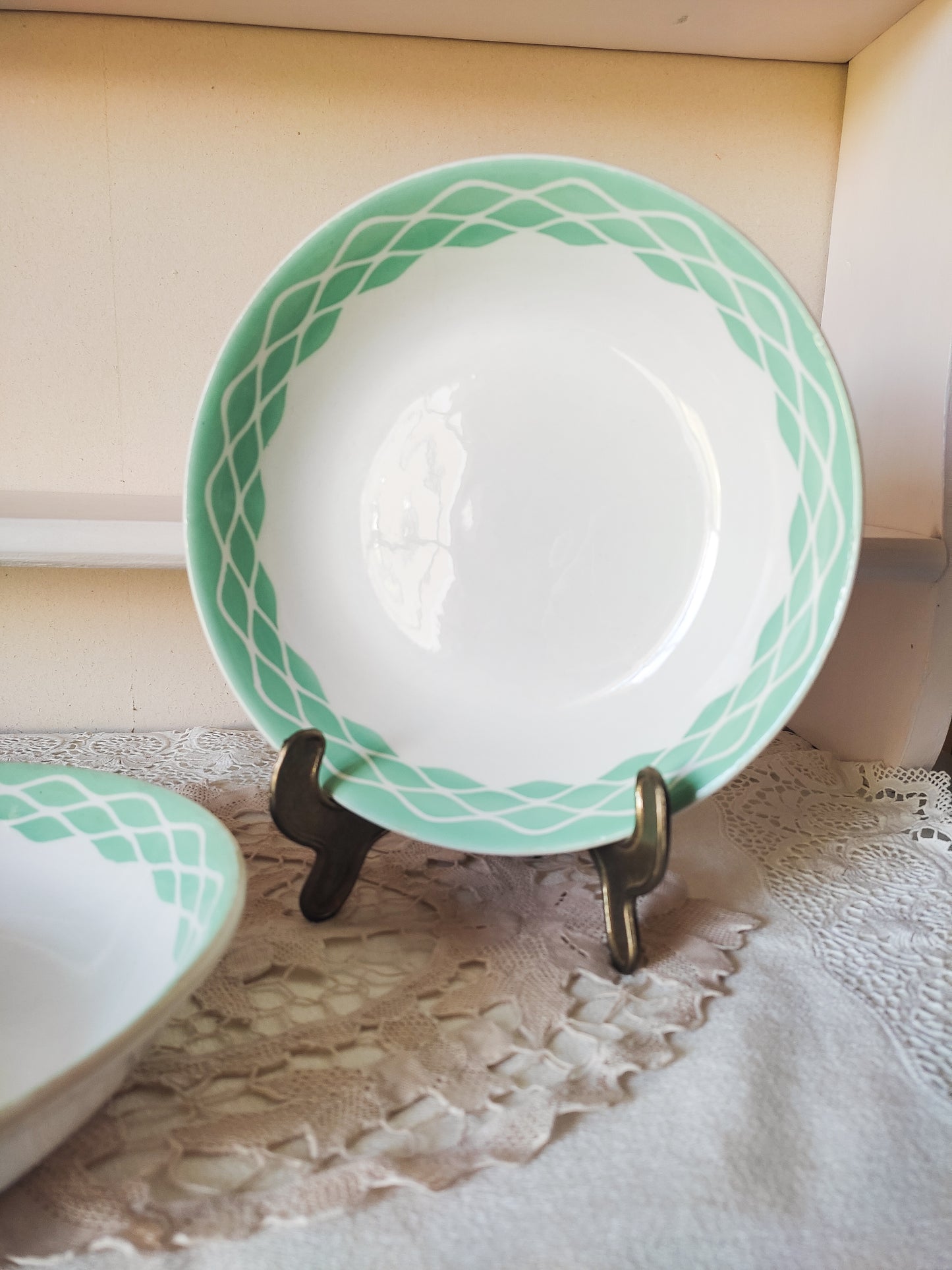 Assiette vintage Digoin x2