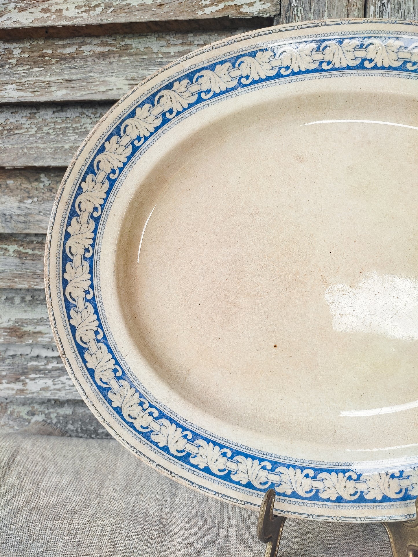 Plat égouttoir anglais d'époque victorienne