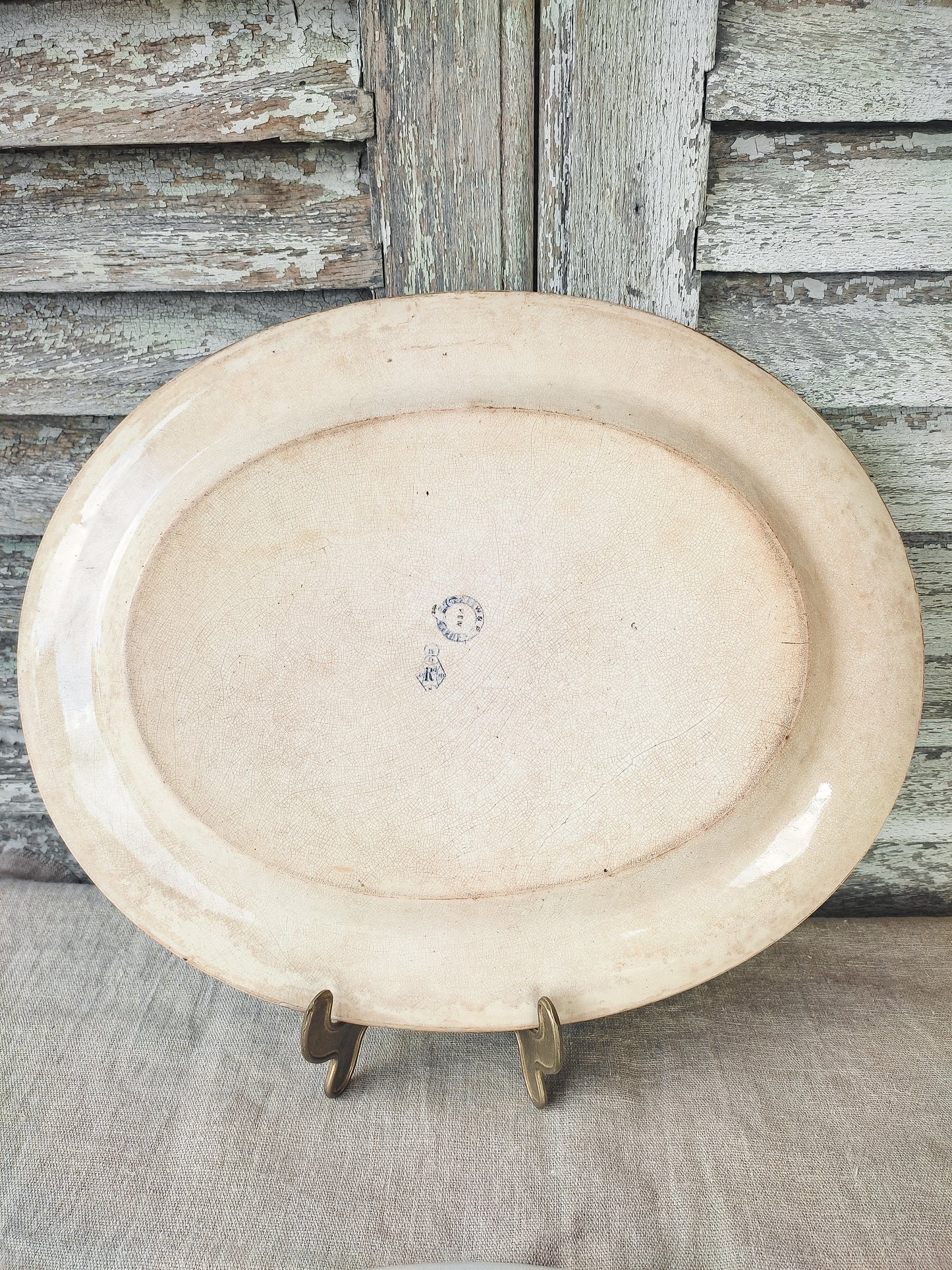 Plat égouttoir anglais d'époque victorienne