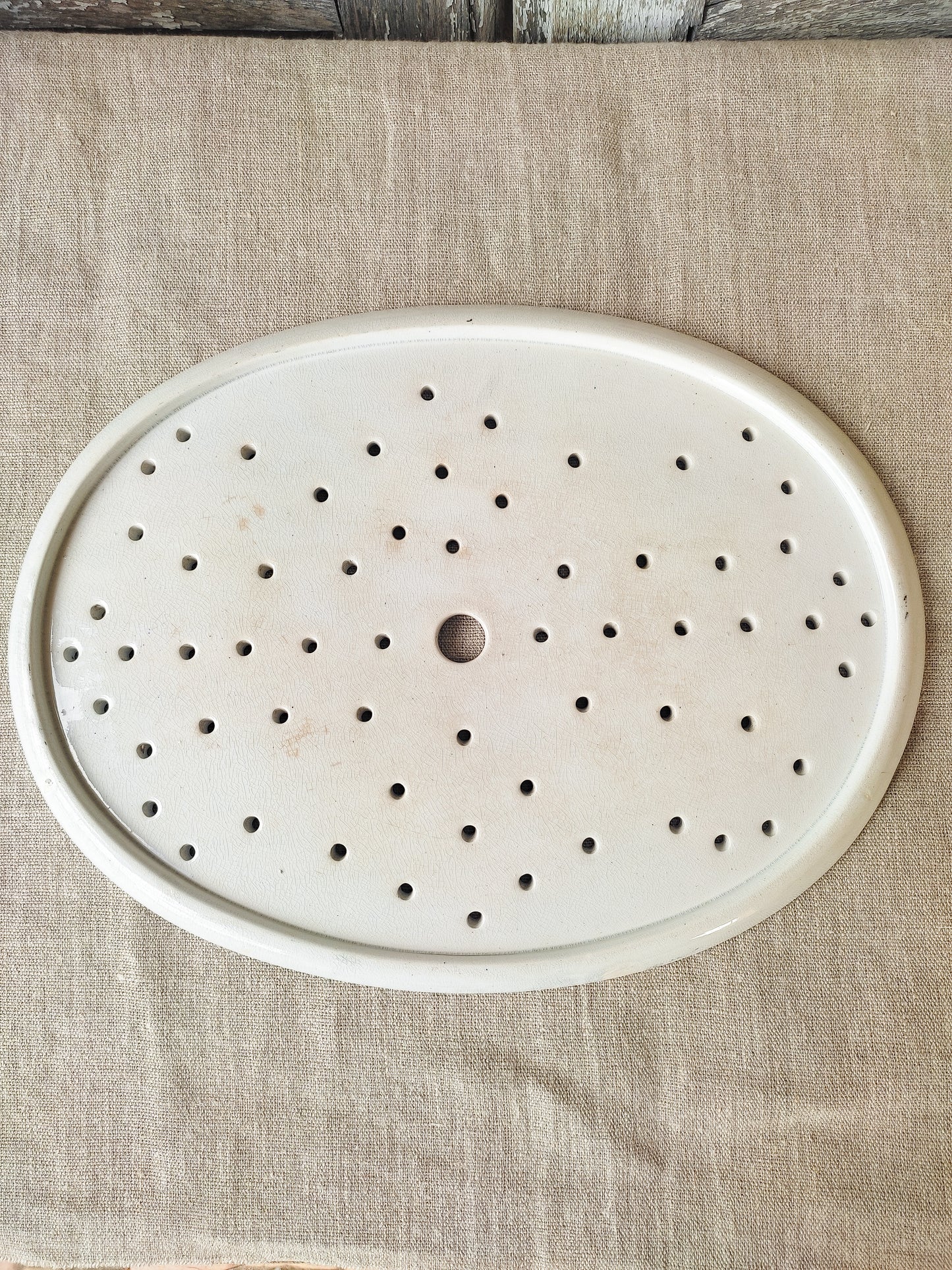 Plat égouttoir anglais d'époque victorienne