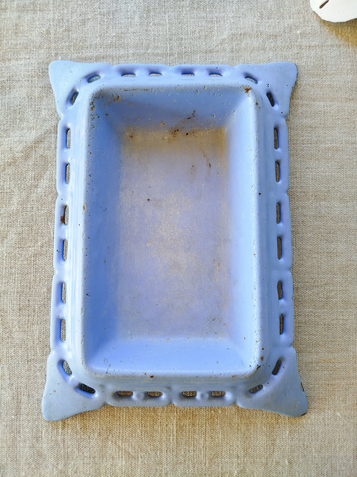 Crachoir ancien ~ Bleu