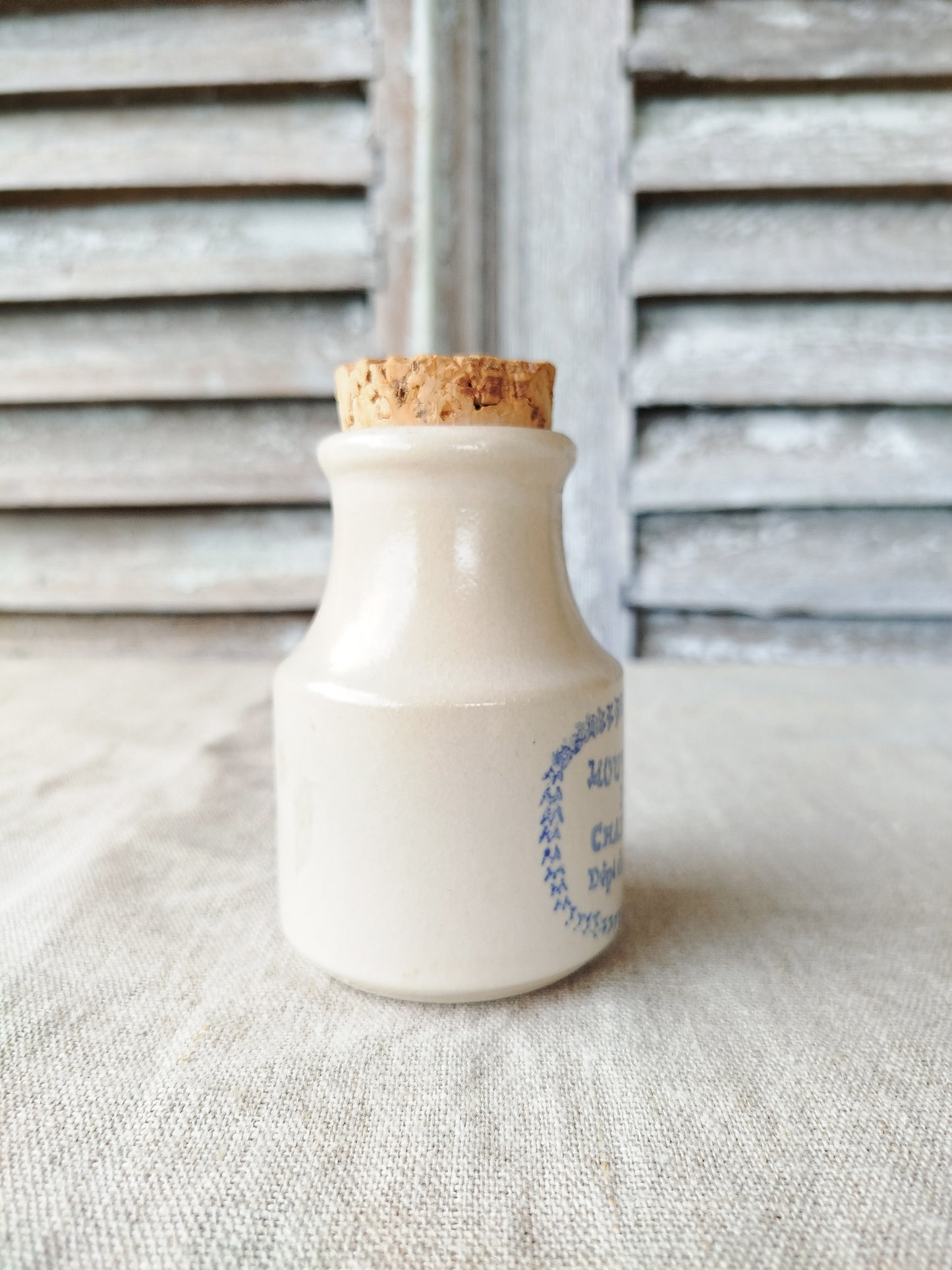 Petit pot à moutarde vintage