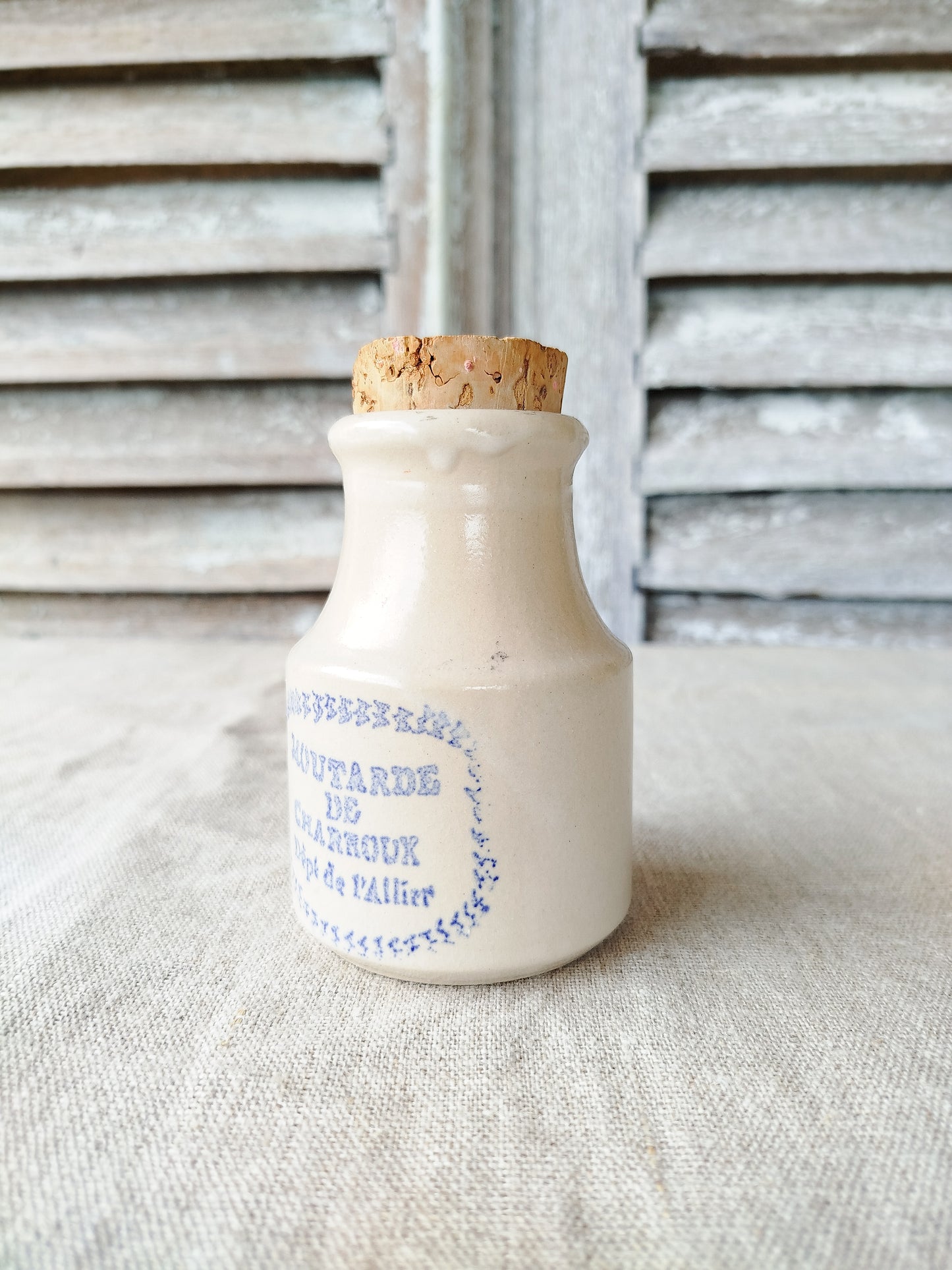 Petit pot à moutarde vintage