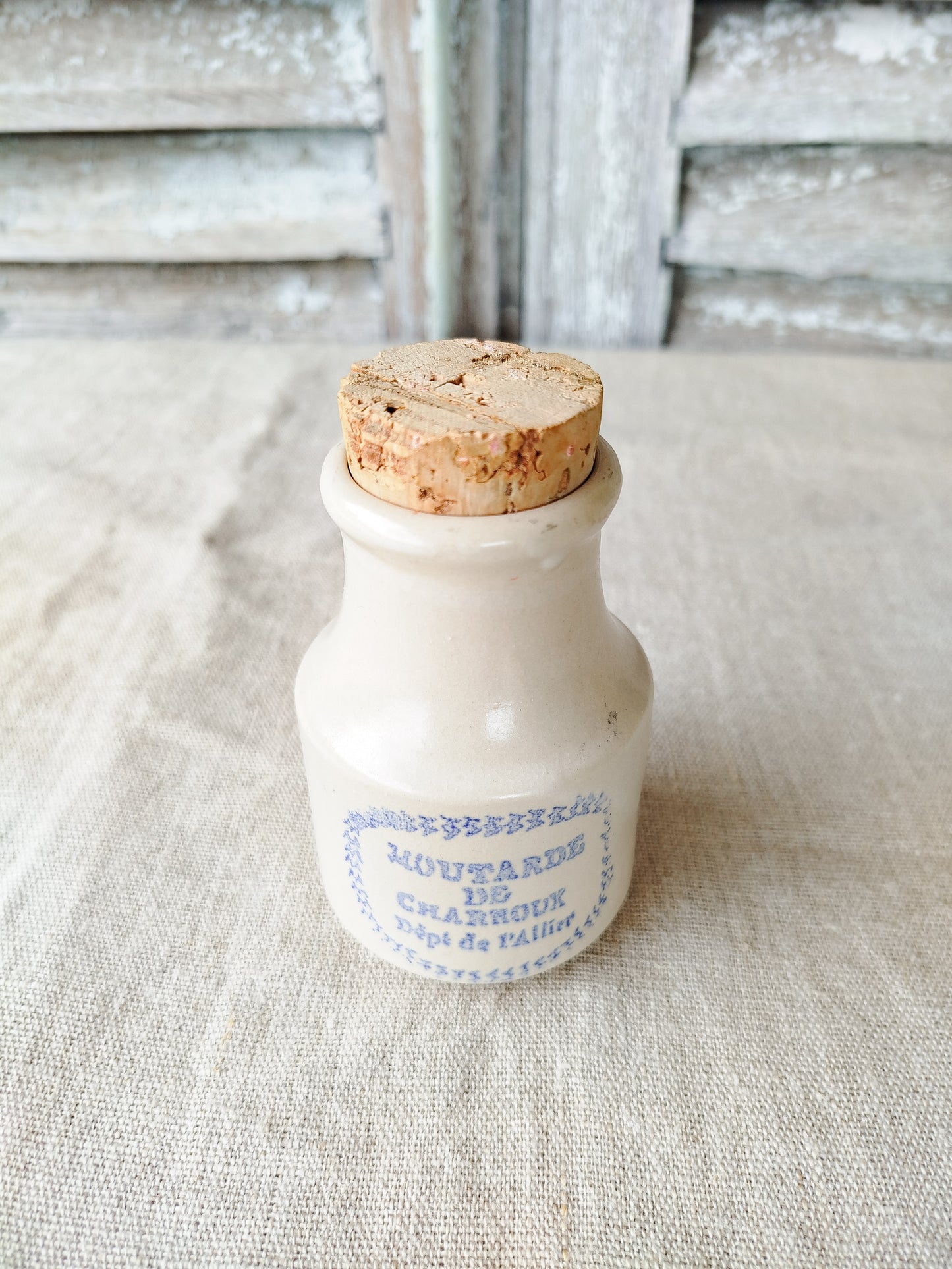 Petit pot à moutarde vintage