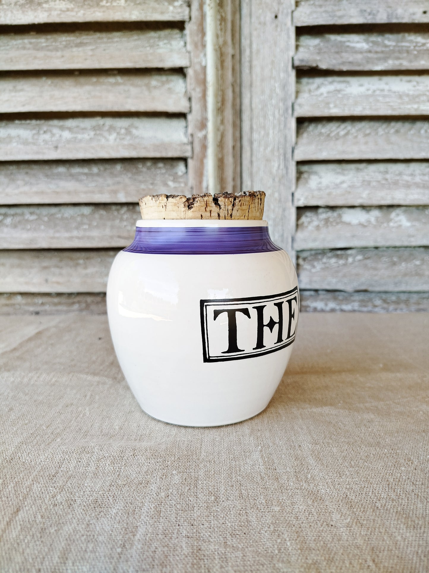 Pot "Thé" en faïence de Biot