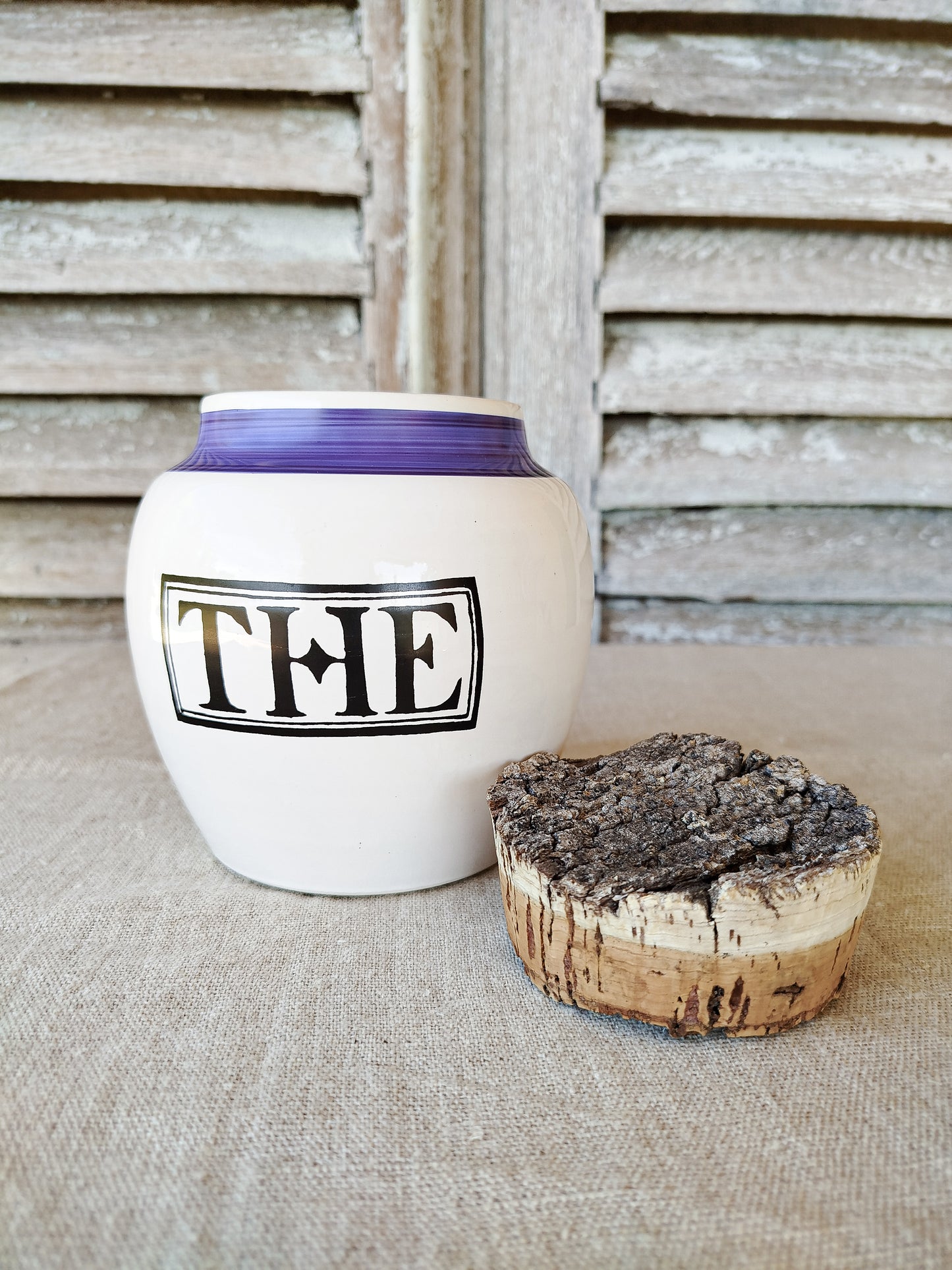 Pot "Thé" en faïence de Biot