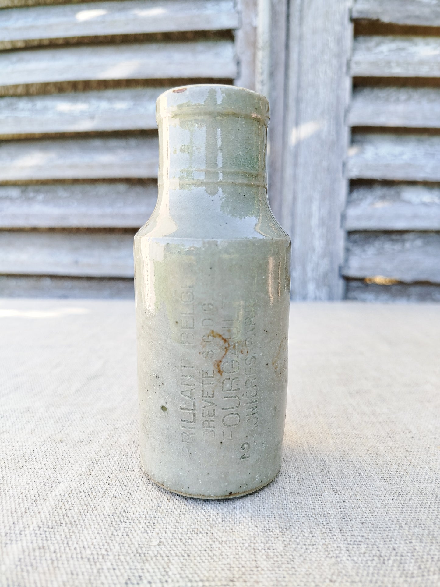 Bouteille en grès "Brillant Belge"