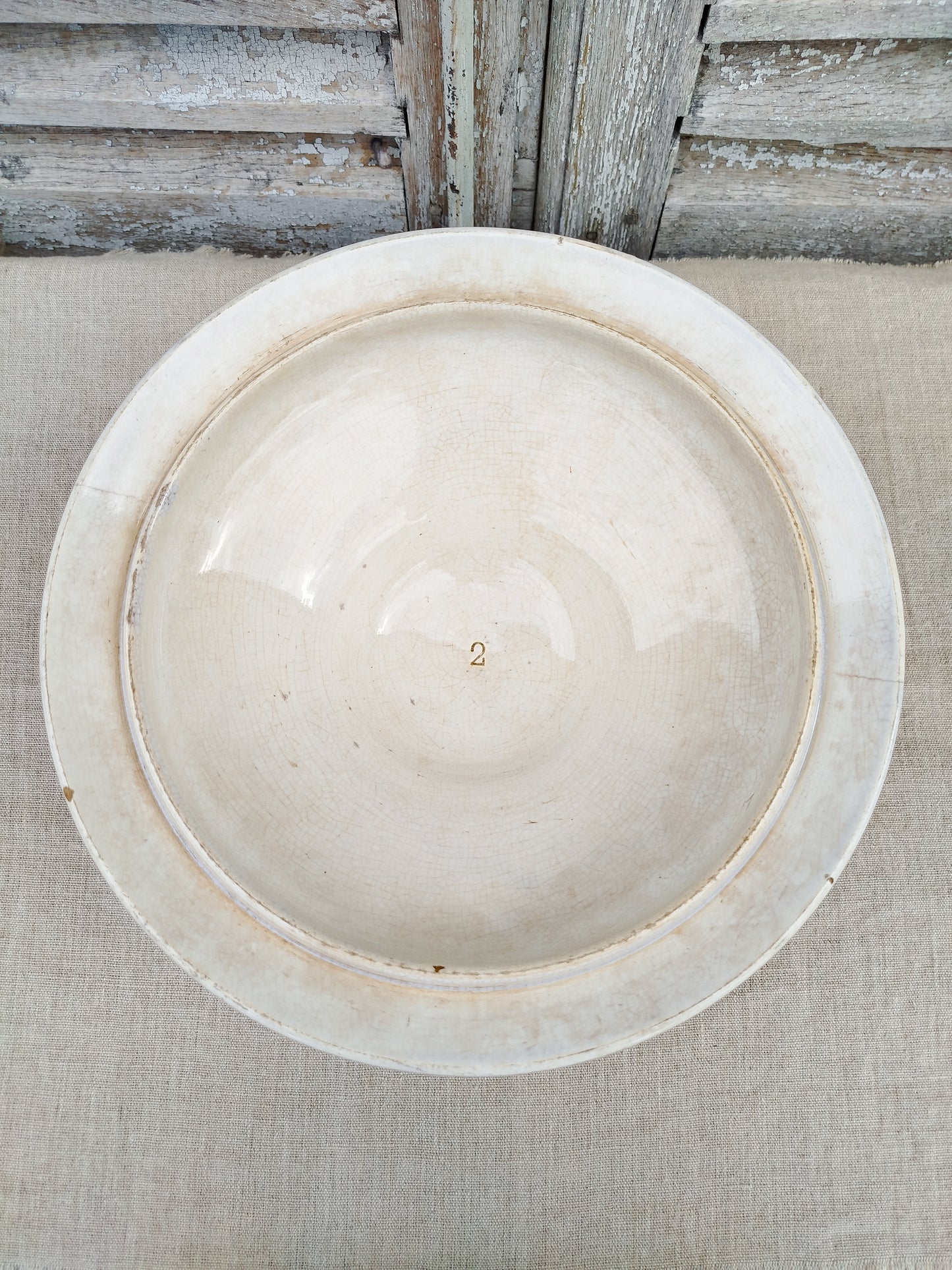 Soupière blanche Digoin et Sarreguemines
