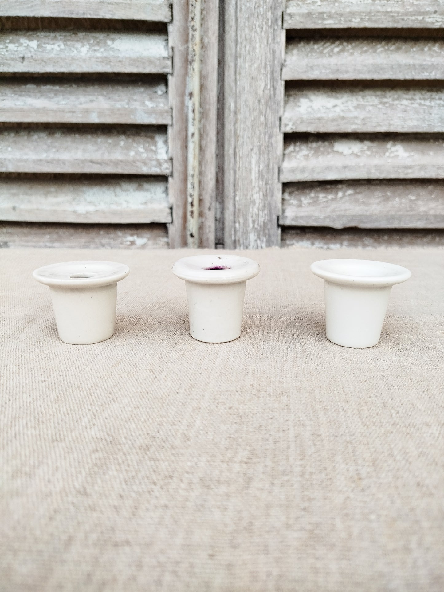 Encriers en porcelaine