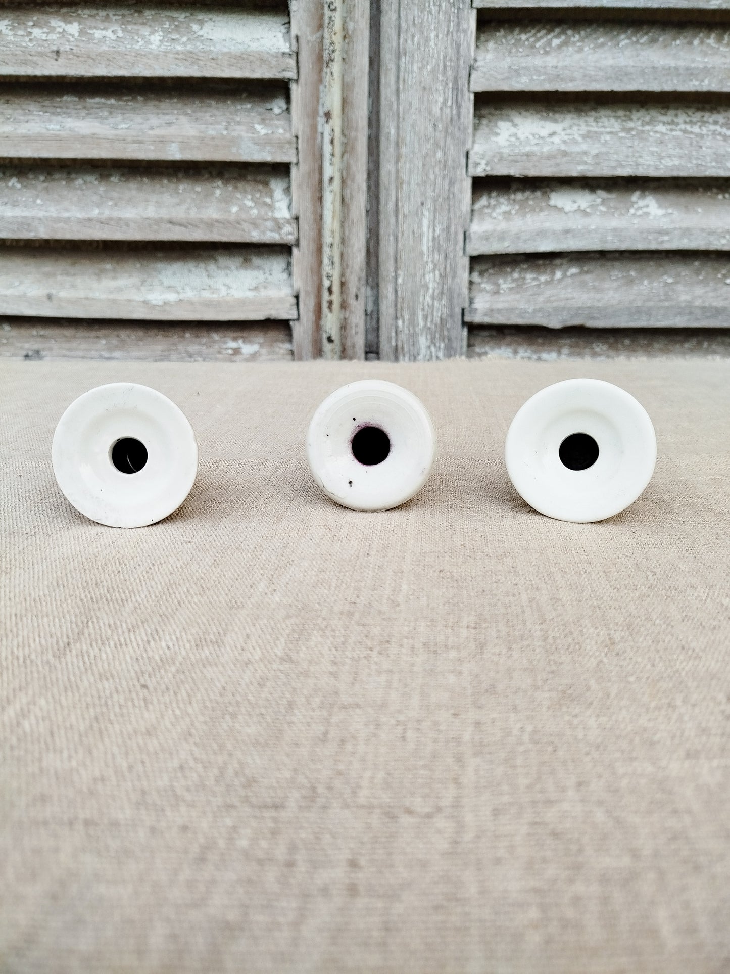 Encriers en porcelaine