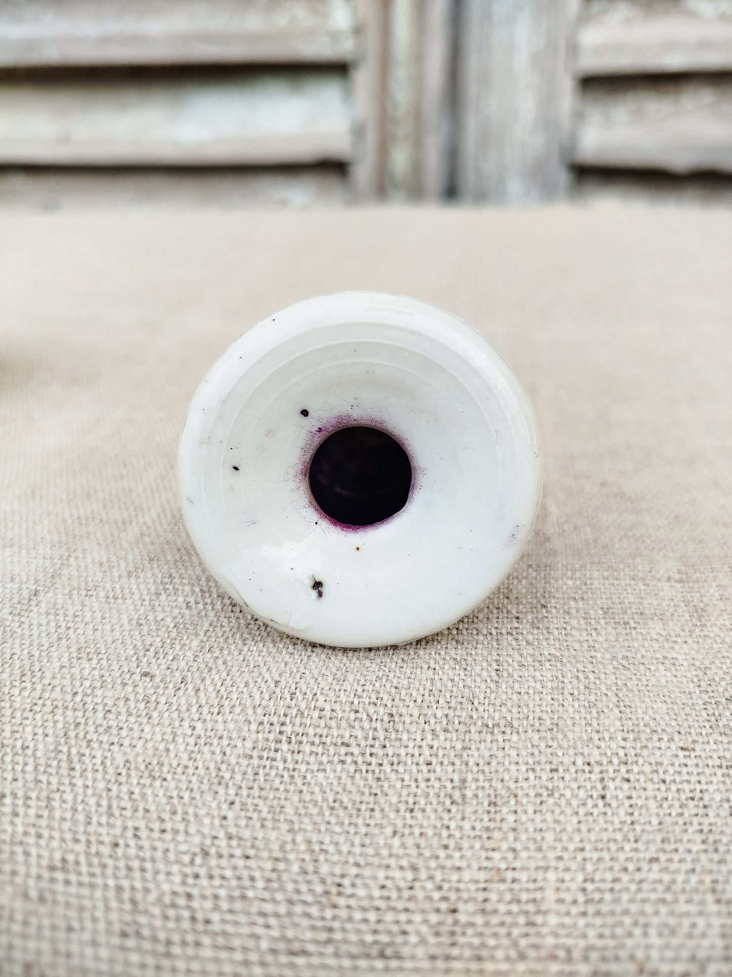 Encriers en porcelaine