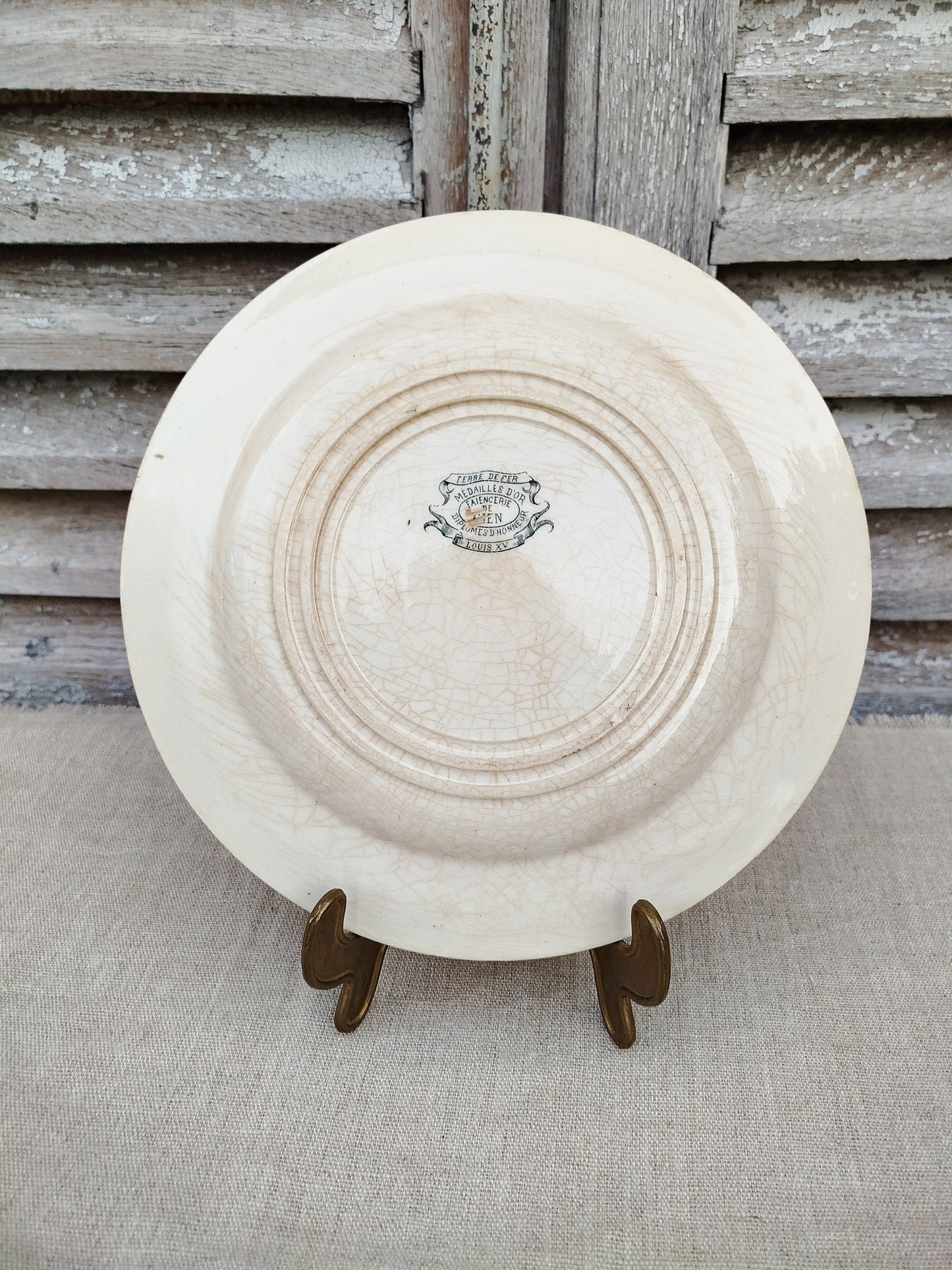 Assiettes Gien x2
