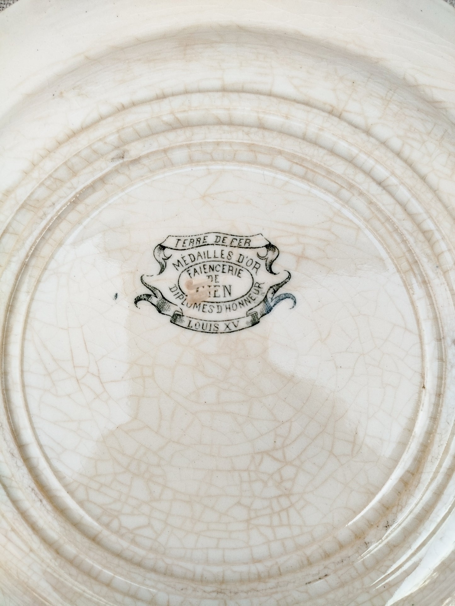 Assiettes Gien x2