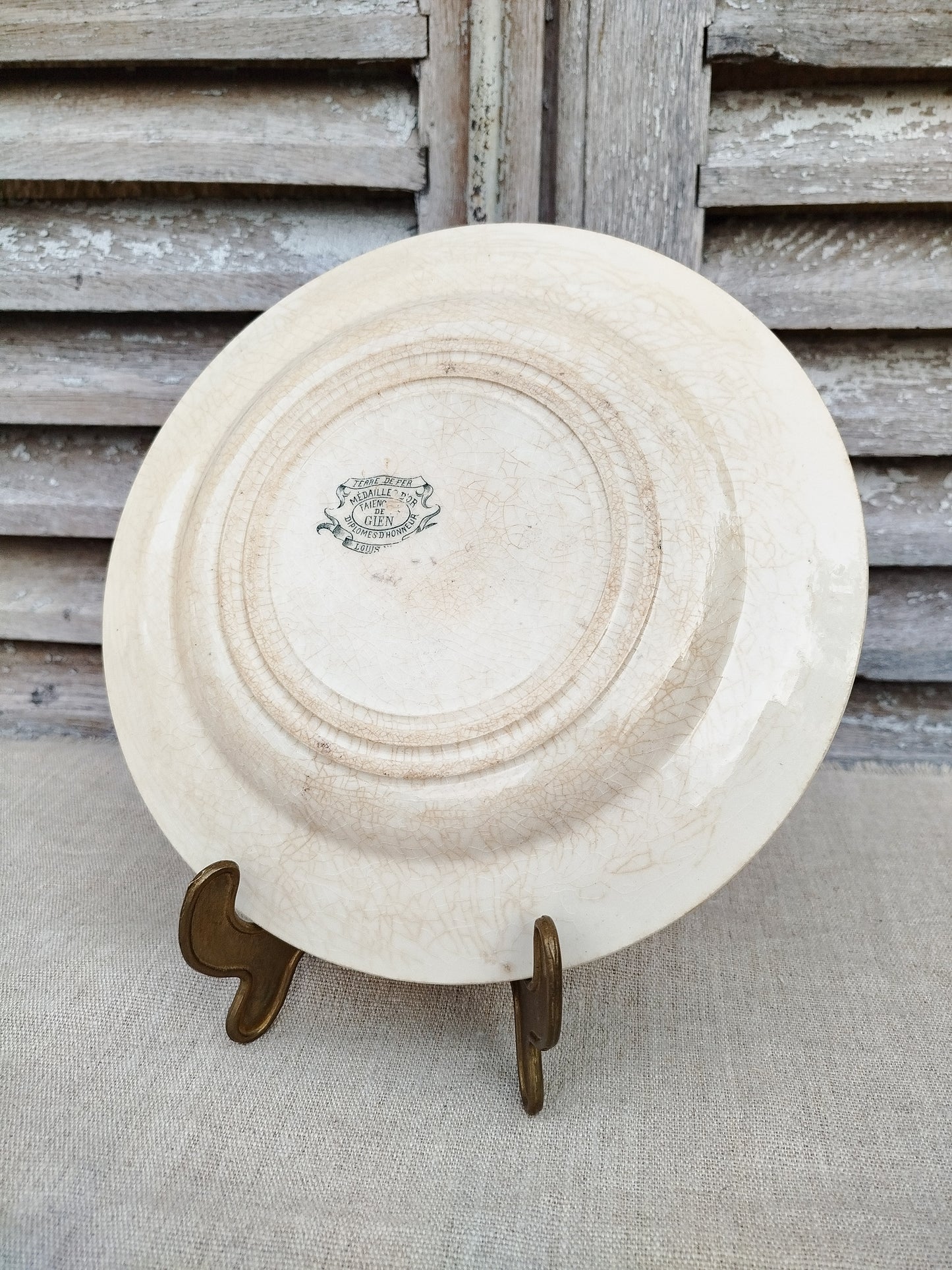 Assiettes Gien x2