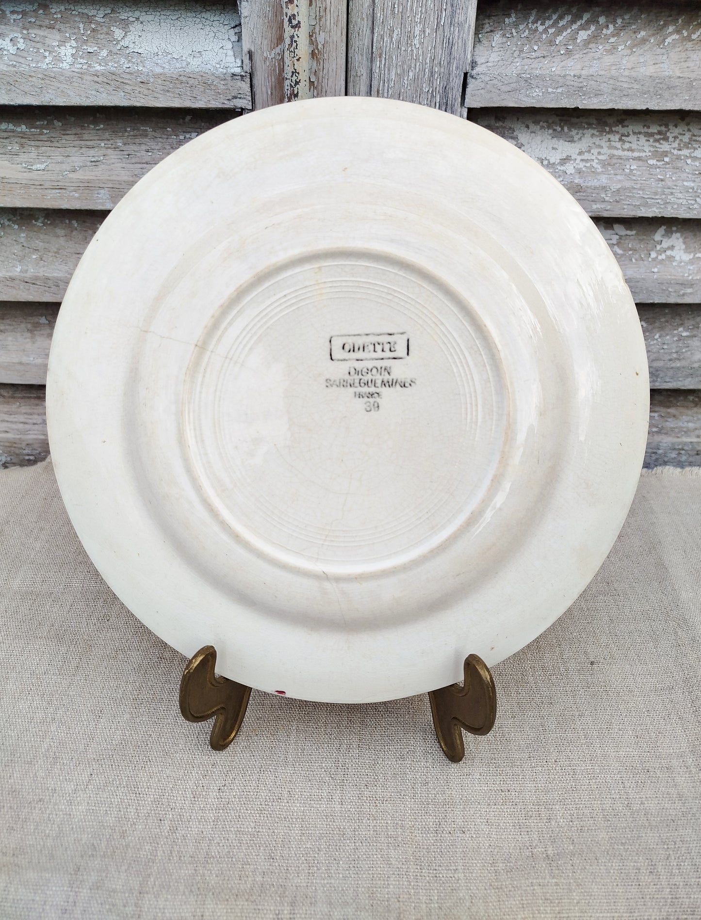 Assiette Digoin