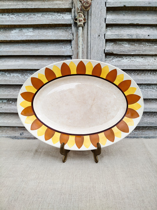 Plat vintage Digoin 🌻