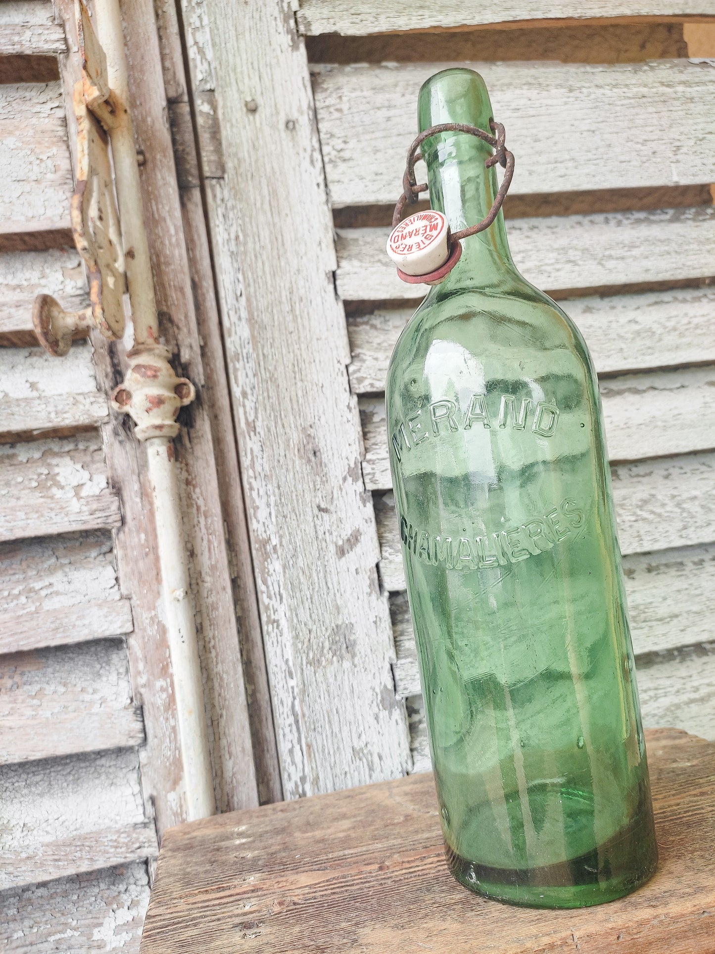 Bouteille de bière publicitaire
