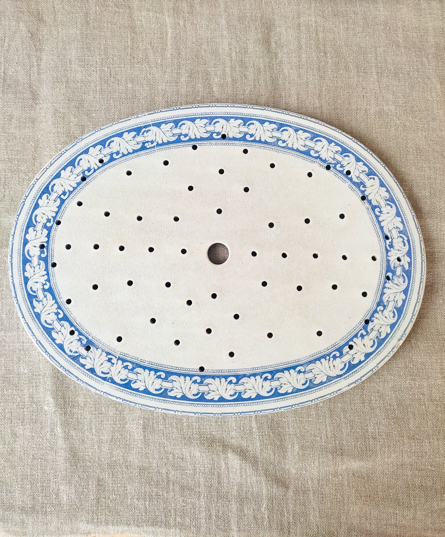 Plat égouttoir anglais d'époque victorienne