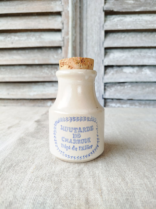 Petit pot à moutarde vintage